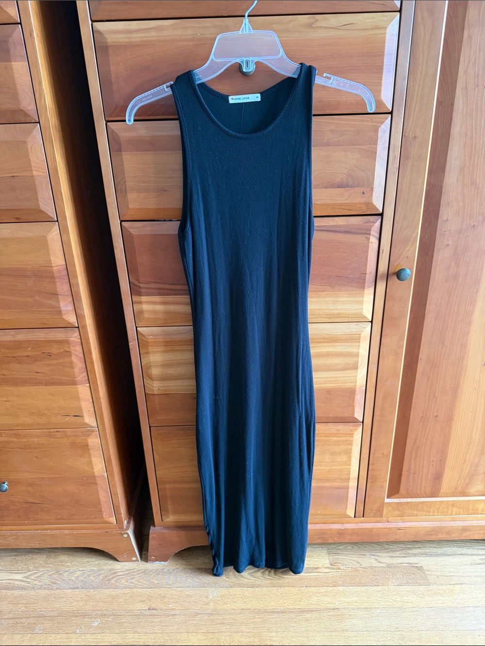 Marine Layer Lexi Rib sun in maxi tank dress size M